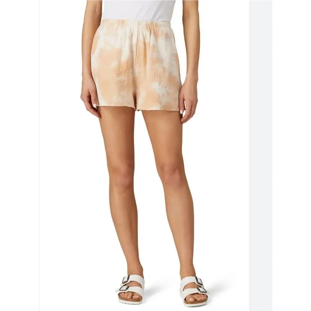 Show Me Your Mumu Women’s Cabana Shorts Size MED Tan Tie-Dye